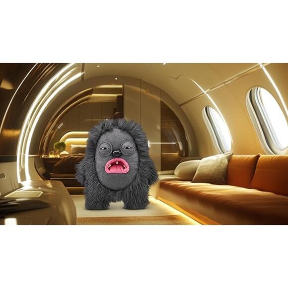 ZURU Gold Fuggs Hedge Grog Plush Funny Ugly Monster Toy with Eyes and Teeth - Picture 2 of 7